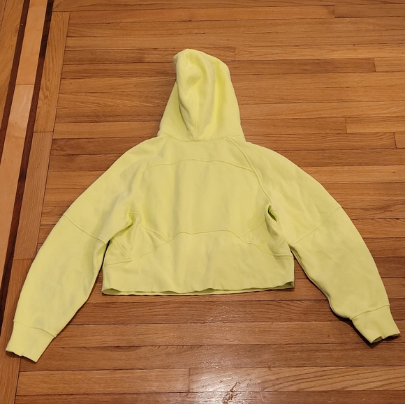 LULULEMON SCUBA OVERSIZED HALF ZIP HOODIE SWEATSHIRT IN WASABI - Picture 7 of 9